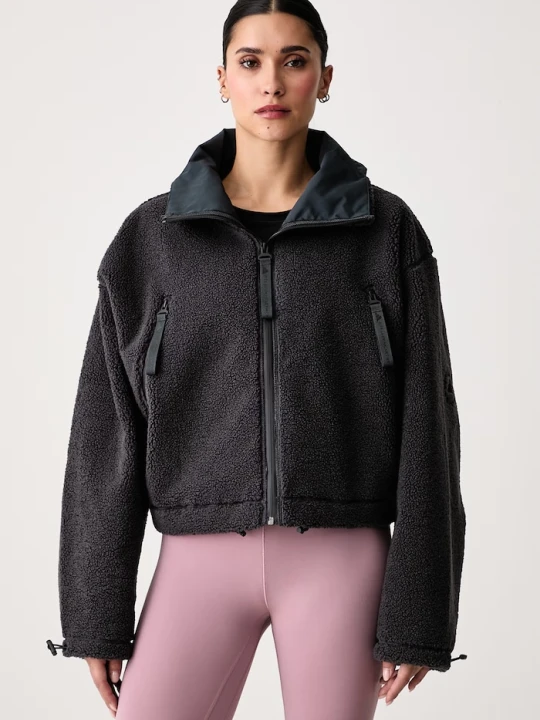 Obrázek produktu adidas by Stella McCartney přechodová bunda dámská fleecová černá