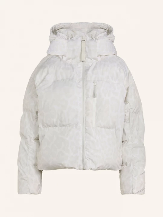 Obrázek produktu Adidas By Stella Mccartney Prošívaná Bunda Adidas By Stella Mccartney Šortky Padded Printed S Odnímatelnou Kapucí bílá / krémová