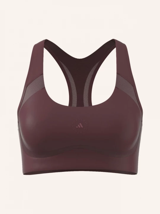 Obrázek produktu Adidas By Stella Mccartney Sportovní Podprsenka Adidas By Stella Mccartney Se Síťovinou tmavě červená