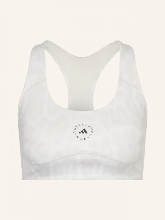 Obrázek produktu Adidas By Stella Mccartney Sportovní Podprsenka Adidas By Stella Mccartney světle šedá / bílá