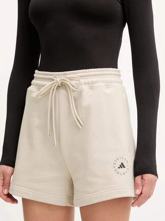 Obrázek produktu adidas by Stella McCartney teplákové šortky dámské bavlněné béžová