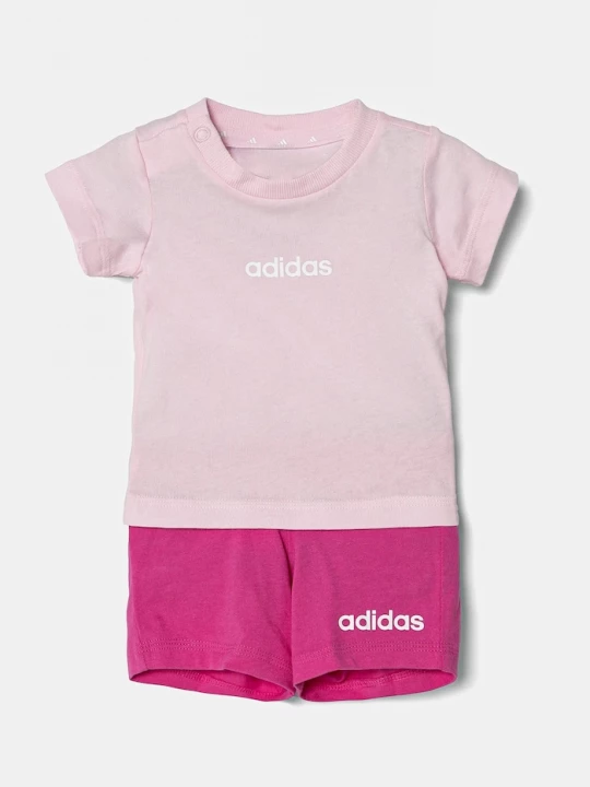 Obrázek produktu adidas Dětská bavlněná souprava růžová