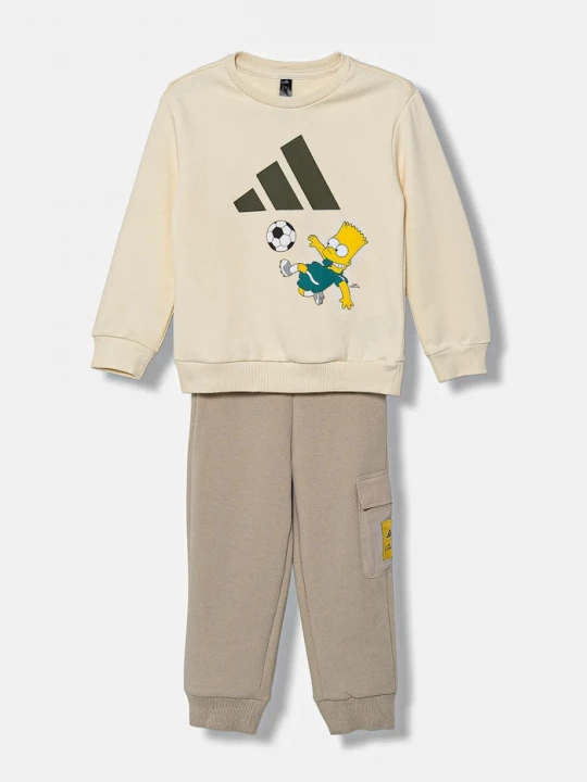 Obrázek produktu adidas Dětská tepláková souprava béžová