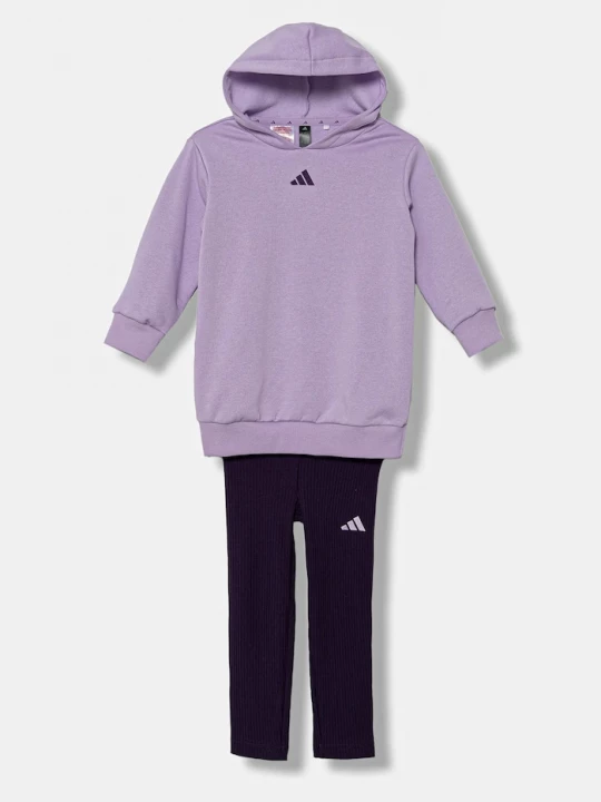 Obrázek produktu adidas Dětská tepláková souprava adidas fialová