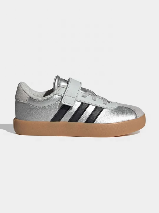 Obrázek produktu adidas Dětské kožené tenisky adidas VL COURT 3.0 stříbrná