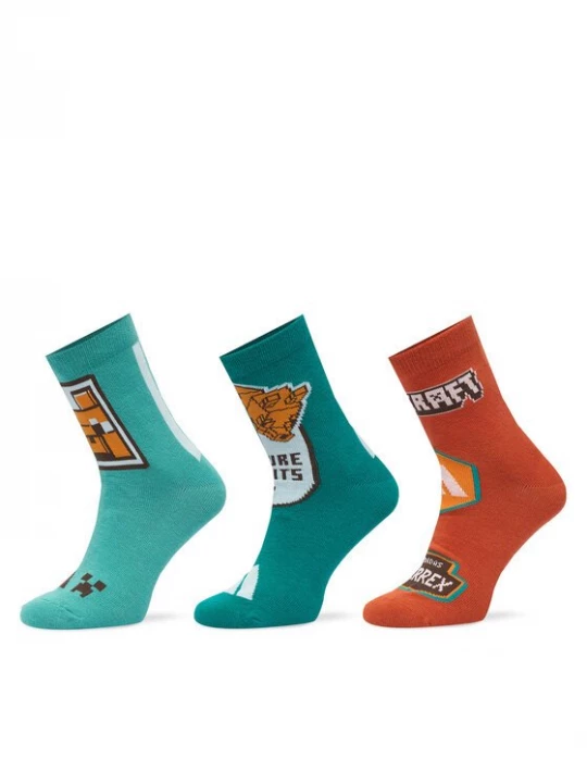 Obrázek produktu adidas Dlouhé ponožky Adidas Minecraft Youth Socks KR2354 Zelená