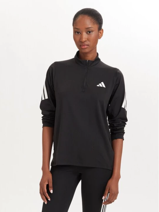 Obrázek produktu adidas Funkční mikina Iconic Running JZ5149 Černá Regular Fit
