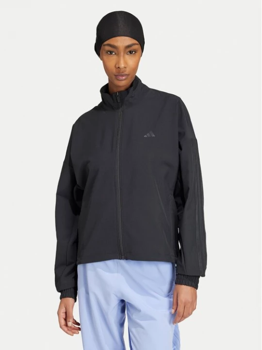 Obrázek produktu adidas Funkční mikina Pacer All Gym Tonal 3-Stripes IW8167 Černá Regular Fit