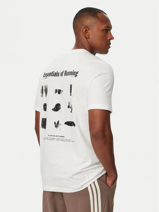 Obrázek produktu adidas Funkční tričko Run Essentials Graphic T-Shirt KS2501 Bílá Regular Fit