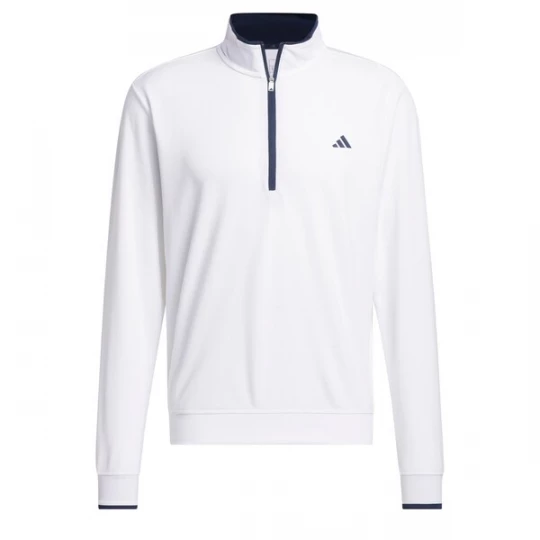 Obrázek produktu ADIDAS GOLF Funkční tričko 'Lightweight Half-Zip' černá / bílá