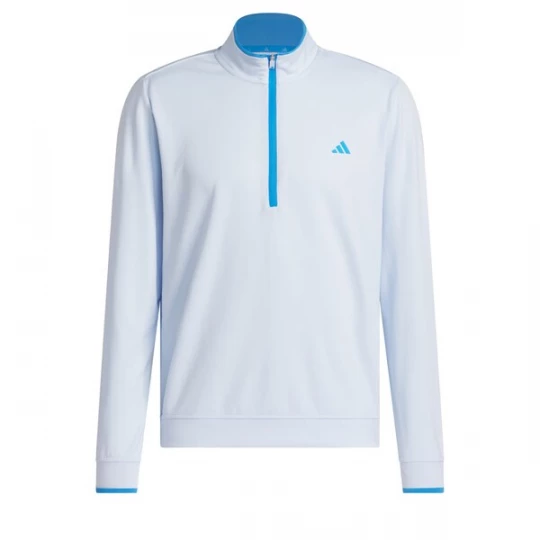 Obrázek produktu ADIDAS GOLF Funkční tričko 'Lightweight Half-Zip' světlemodrá / bílá