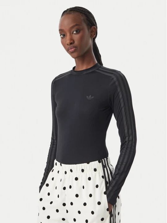 Obrázek produktu adidas Halenka Adiluna Season 2 X Jennie Sheer Long Sleeve Long-Sleeve Top LD8931 Černá Regular Fit