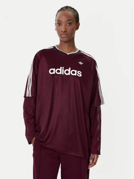 Obrázek produktu adidas Halenka KC6432 Bordó Oversize