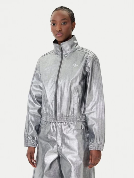 Obrázek produktu adidas Jeansová bunda Firebird KD2910 Stříbrná Regular Fit