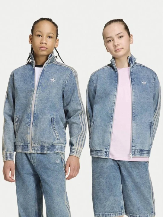 Obrázek produktu adidas Jeansová bunda Firebird Loose Denim Track Top KR6530 Modrá Regular Fit