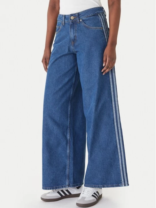 Obrázek produktu adidas Jeansy Firebird Adilenium KD2906 Modrá Wide Leg