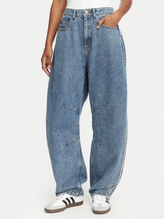 Obrázek produktu adidas Jeansy KQ6476 Modrá Barrel Fit