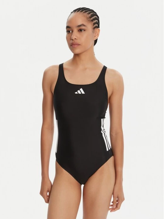 Obrázek produktu adidas Jednodílné plavky 3-Stripes JN8119 Černá Slim Fit