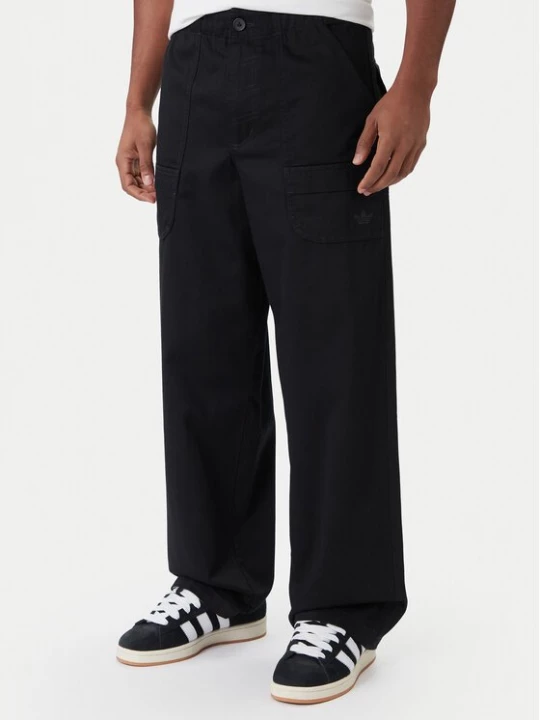 Obrázek produktu adidas Kalhoty z materiálu Premium Essentials JY2636 Černá Loose Fit