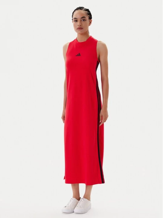 Obrázek produktu adidas Každodenní šaty Essentials 3-Stripes JE1206 Červená Regular Fit