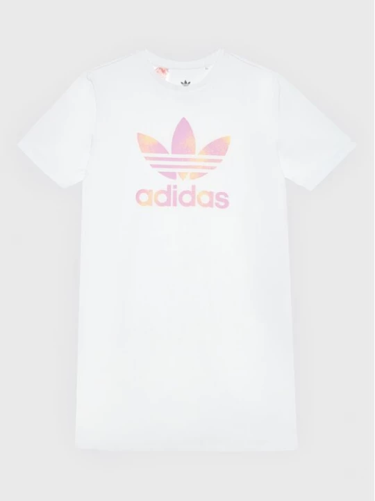 Obrázek produktu adidas Každodenní šaty Graphic Logo HK2935 Bílá Relaxed Fit