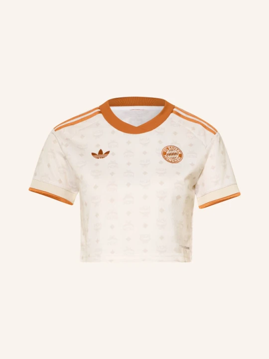 Obrázek produktu Adidas Krátké Tričko Fc Bayern München 26 / 27 Mcm krémová / tmavě oranžová