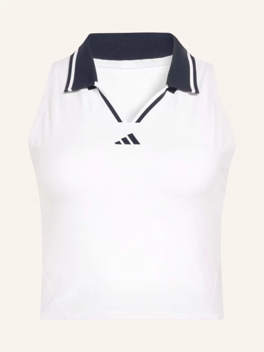 Obrázek produktu Adidas Krátký Top Tennis Climacool Crop Tank Pro bílá / tmavě modrá