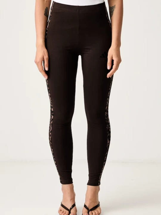 Obrázek produktu adidas legíny dámské bavlněné s elastanem Leopard Pack hnědá