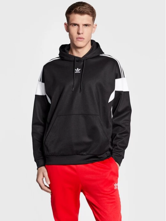 Obrázek produktu adidas Mikina Adicolor Classics Cut Line Hoodie HS2065 Černá Loose Fit