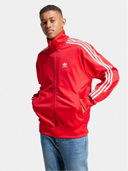 Obrázek produktu adidas Mikina adicolor Classics IJ7060 Červená Loose Fit