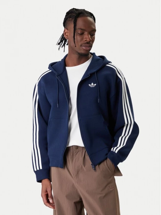 Obrázek produktu adidas Mikina adicolor Spacer KD4086 Tmavomodrá Loose Fit