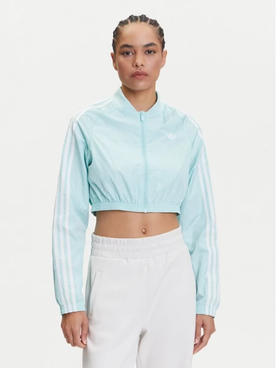 Obrázek produktu adidas Mikina adicolor Teamgeist JD0267 Tyrkysová Slim Fit