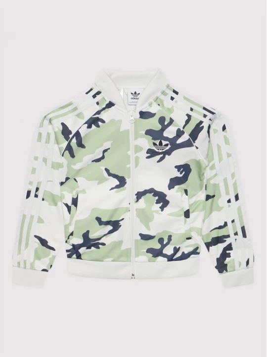 Obrázek produktu adidas Mikina Camo Sst Track HF7448 Zelená Regular Fit