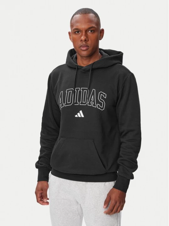 Obrázek produktu adidas Mikina Collegiate Script Graphic Hoodie KC7187 Černá Regular Fit