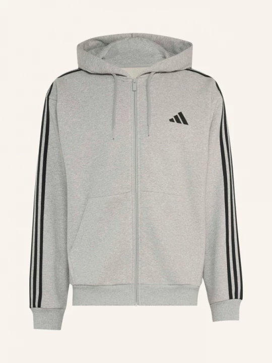 Obrázek produktu Adidas Mikina Essentials 3 Pruhy šedá / bílá