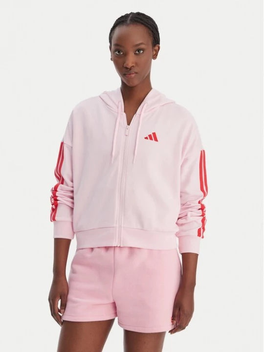 Obrázek produktu adidas Mikina Essentials 3-Stripes KD4789 Růžová Regular Fit
