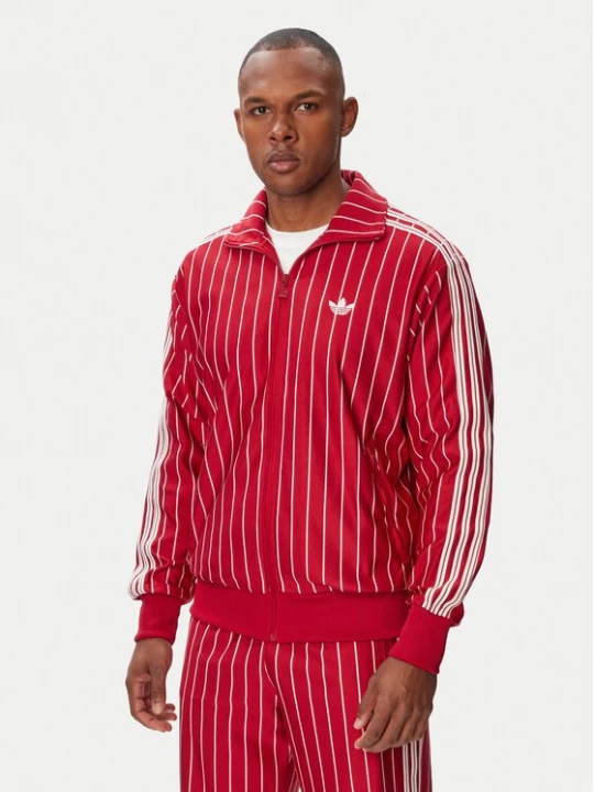 Obrázek produktu adidas Mikina Firebrid Pinstripes Track Top KR7227 Červená Regular Fit