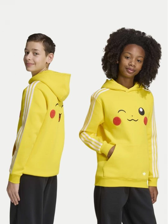 Obrázek produktu adidas Mikina Pokemon Loose Hoodie KS7112 Žlutá Regular Fit