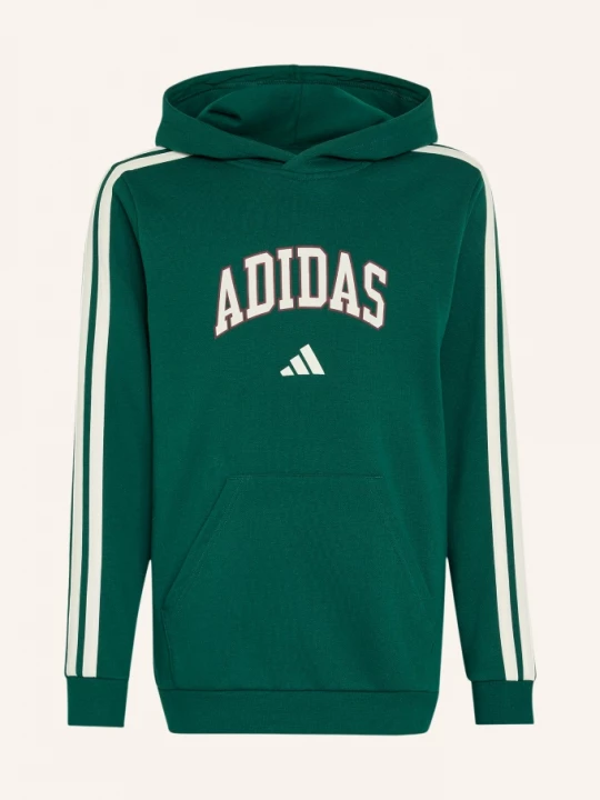 Obrázek produktu Adidas Mikina S Kapucí Codes Collegiate Graphic tmavě zelená / bílá