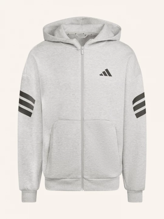 Obrázek produktu Adidas Mikina S Kapucí Future Icons 3-Stripes světle šedá / černá