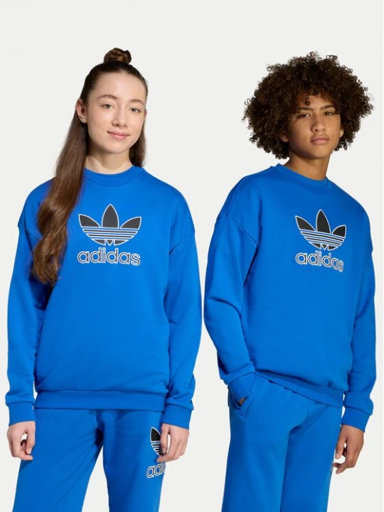 Obrázek produktu adidas Mikina Trefoil JV8570 Modrá Loose Fit