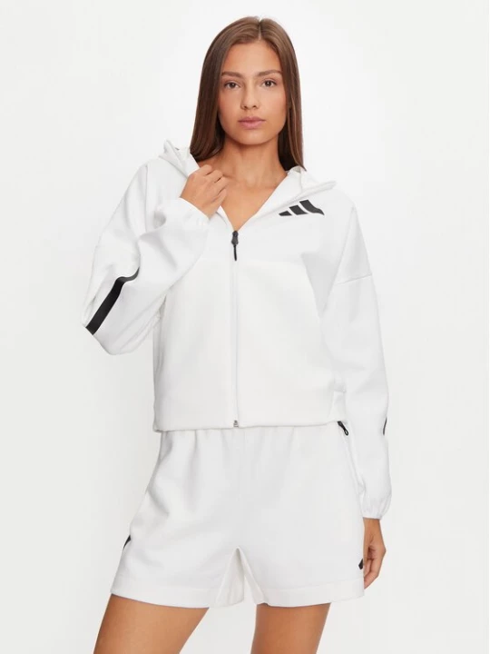 Obrázek produktu adidas Mikina Z.N.E. JE7849 Bílá Loose Fit