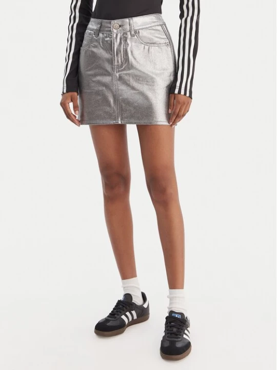 Obrázek produktu adidas Mini sukně 3-Stripes KD2899 Stříbrná Regular Fit