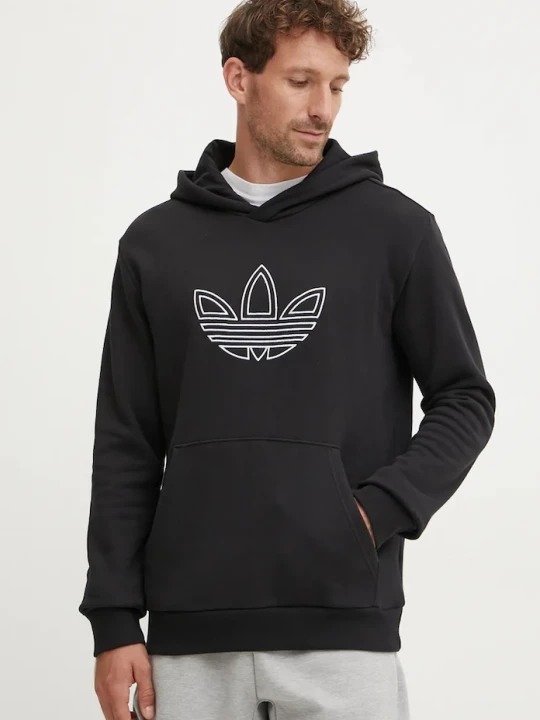 Obrázek produktu adidas Originals Bavlněná mikina adidas Originals Outline Hoodie černá