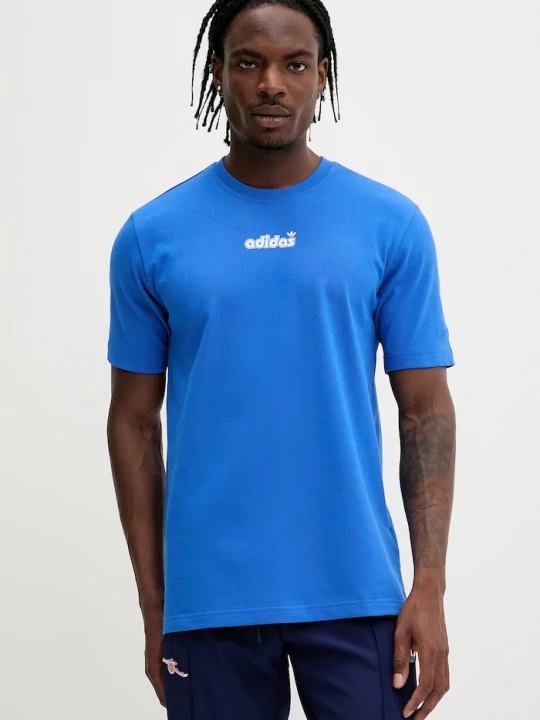 Obrázek produktu adidas Originals Bavlněné tričko adidas Originals GRFX TEE fialová