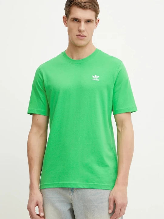 Obrázek produktu adidas Originals Bavlněné tričko adidas Originals Trefoil zelená