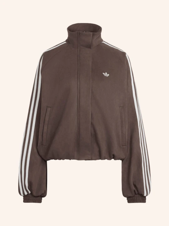 Obrázek produktu Adidas Originals Bluzon V Koženém Vzhledu tmavě hnědá