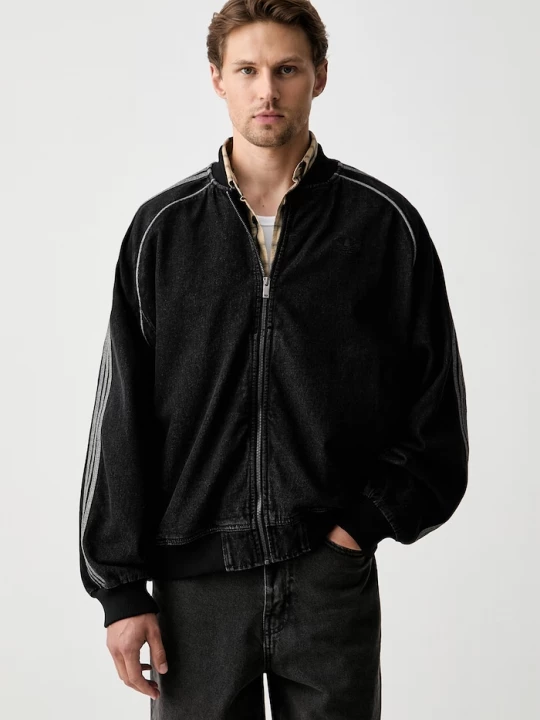 Obrázek produktu adidas Originals bomber pánský džínový Adicolor Denim černá