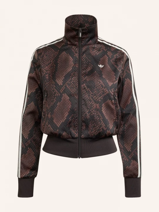 Obrázek produktu Adidas Originals Bunda Na Trénink Firebird Ze Saténu tmavě hnědá / bílá