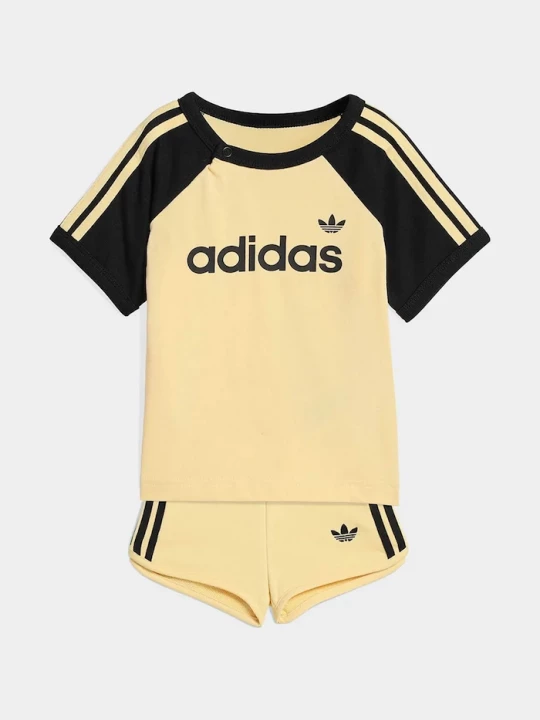 Obrázek produktu adidas Originals Dětská bavlněná souprava adidas Originals žlutá